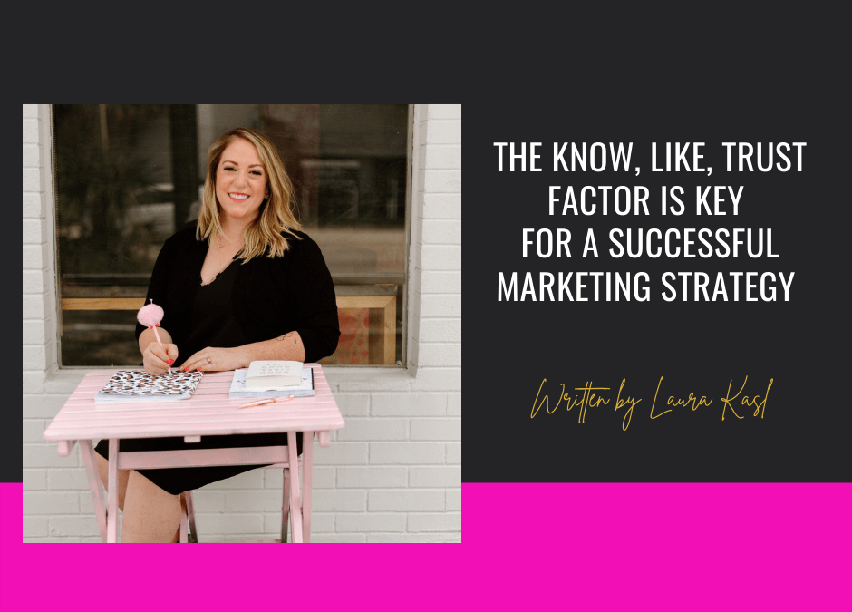 The Know, Like, Trust Factor is Key for a Successful Marketing Strategy